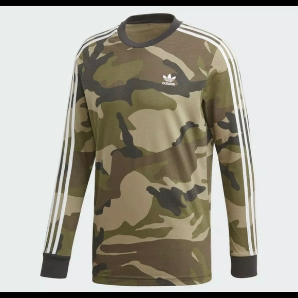adidas camo ls tee